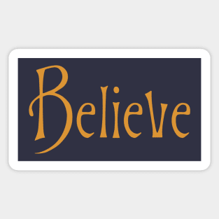 Believe Sticker